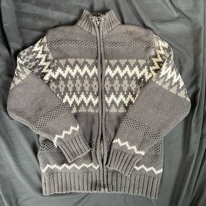 Boy zip cardigan